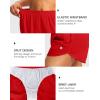 G Gradual Women’s Running Shorts with Zipper Pockets Quick Dry Athletic Workout Gym 3″ Shorts for Women with Comfy Liner(Red)
