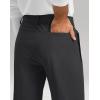 Men’s Golf Pants – 30″/32″/34″ Slim Fit Stretch Lightweight Dress Pants for Men with Zipper Pockets Casual Work(Black,W34 L30)