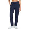 G Gradual Fleece Lined Pants Women 27.5″/29″ Golf Pants 3 Pockets Water Resistant Warm Sweatpants for Cold Weather(Navy)