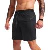 G Gradual Men’s 7″ Athletic Gym Shorts Quick Dry Workout Running Shorts with Zipper Pockets