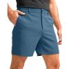 G Gradual Men’s Casual Shorts 5″ Lightweight Golf Shorts for Men Stretch with 3 Pockets Quick Dry Breathable Work Shorts Dusty Blue