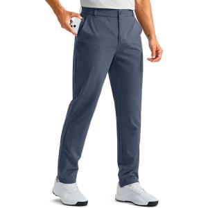 G Gradual Men’s Golf Pants with 5 Pockets 30″/32″/34″ Lightweight Quick Dry Stretch Work Dress Pants Casual Slacks for Men(Dusty Blue)