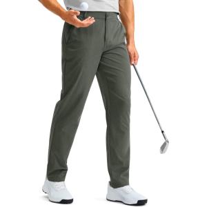 G Gradual Men’s Golf Pants with 5 Pockets 30″/32″/34″ Lightweight Quick Dry Stretch Work Dress Pants Casual Slacks for Men(Sage)