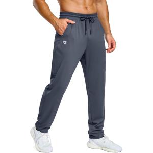 G Gradual Men’s Sweatpants with Pockets Lightweight Workout Athletic Track Pants Stretch Gym Running Jogging Joggers for Men(Dusty Blue)