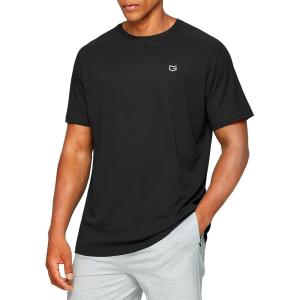 G Gradual Men’s Workout Quick Dry T-Shirts Short Sleeve Lightweight Cooling Gym Shirts Tee for Running, Beach, Hiking(1 Pack: Black)