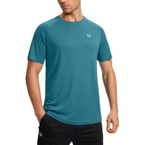 G Gradual Men’s Workout Quick Dry T-Shirts Short Sleeve Lightweight Cooling Gym Shirts Tee for Running, Beach, Hiking(1 Pack: Harbor Navy Blue)
