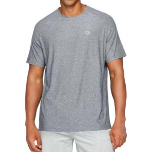G Gradual Men’s Workout Quick Dry T-Shirts Short Sleeve Lightweight Cooling Gym Shirts Tee for Running, Beach, Hiking(1 Pack: Heather Dusty Grey)