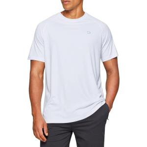 G Gradual Men’s Workout Quick Dry T-Shirts Short Sleeve Lightweight Cooling Gym Shirts Tee for Running, Beach, Hiking(1 Pack: White)