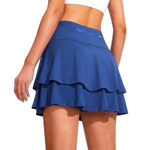 G Gradual Women’s Pleated Tennis Skirts with 4 Pockets Athletic Golf Skorts for Women’s Workout Running(Royal Blue)
