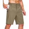 G Gradual Men’s Shorts 7″/ 5″/ 9″ Lightewight Casual Shorts for Men Hiking Golf Shorts with 3 Zipper Pockets(Medium Khaki)