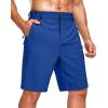 G Gradual Men’s Shorts 7″/ 5″/ 9″ Lightewight Casual Shorts for Men Hiking Golf Shorts with 3 Zipper Pockets(Royal Blue)