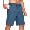 G Gradual Men’s Shorts 7″/ 5″/ 9″ Lightewight Casual Shorts for Men Hiking Golf Shorts with 3 Zipper Pockets(Tibetan Blue)