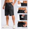 G Gradual Men’s Casual Shorts 7″/ 9″ Lightweight 4 Pockets Stretch Quick-Dry Summer Shorts for Golf Work Hiking Trips (9″, Black Camo, XL)