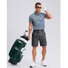 G Gradual Men’s Casual Shorts 7″/ 9″ Lightweight 4 Pockets Stretch Quick-Dry Summer Shorts for Golf Work Hiking Trips (9″, Black Camo, XL)
