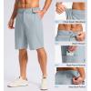 G Gradual Men’s Casual Shorts 9″ Lightweight 4 Pockets Stretch Quick-Dry Summer Shorts for Golf Work Hiking Trips (9″, Light Grey, 4XL)