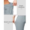 G Gradual Women’s Jogger Pants High Waisted Athletic Sweatpants Drawstring Lounge Joggers for Women with Pockets(Bright Grey)