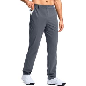 G Gradual Mens Golf Pants Stretch Dress Casual Pants 30″/32″/34″ Lightweight Work Travel Slacks for Men with 4 Pockets(Dusty Blue)
