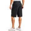 G Gradual Men’s Golf Shorts 12″ Long with 4 Pockets Lightweight Casual Knee Length Short Quick Dry Hiking Work Travel Shorts(Black)