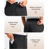G Gradual Men’s Golf Shorts 12″ Long with 4 Pockets Lightweight Casual Knee Length Short Quick Dry Hiking Work Travel Shorts(Black)