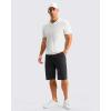 G Gradual Men’s Golf Shorts 12″ Long with 4 Pockets Lightweight Casual Knee Length Short Quick Dry Hiking Work Travel Shorts(Black)
