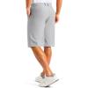 G Gradual Men’s Golf Shorts 12″ Long with 4 Pockets Lightweight Casual Knee Length Short Quick Dry Hiking Work Travel Shorts(Bright Gray)