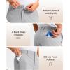 G Gradual Men’s Golf Shorts 12″ Long with 4 Pockets Lightweight Casual Knee Length Short Quick Dry Hiking Work Travel Shorts(Bright Gray)
