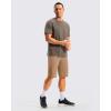 G Gradual Men’s Golf Shorts 12″ Long with 4 Pockets Lightweight Casual Knee Length Short Quick Dry Hiking Work Travel Shorts(Dark Khaki)