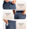 G Gradual Men’s Golf Shorts 12″ Long with 4 Pockets Lightweight Casual Knee Length Short Quick Dry Hiking Work Travel Shorts(Grey Blue)