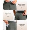 G Gradual Men’s Golf Shorts 12″ Long with 4 Pockets Lightweight Casual Knee Length Short Quick Dry Hiking Work Travel Shorts(Grey Sage)