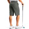 G Gradual Men’s Golf Shorts 12″ Long with 4 Pockets Lightweight Casual Knee Length Short Quick Dry Hiking Work Travel Shorts(Grey Sage)