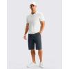 G Gradual Men’s Golf Shorts 12″ Long with 4 Pockets Lightweight Casual Knee Length Short Quick Dry Hiking Work Travel Shorts(Iron Grey)
