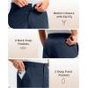G Gradual Men’s Golf Shorts 12″ Long with 4 Pockets Lightweight Casual Knee Length Short Quick Dry Hiking Work Travel Shorts(Navy Blue)