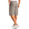 G Gradual Men’s Golf Shorts 12″ Long with 4 Pockets Lightweight Casual Knee Length Short Quick Dry Hiking Work Travel Shorts(Stone Grey)