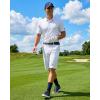 G Gradual Men’s Golf Shorts 12″ Long with 4 Pockets Lightweight Casual Knee Length Short Quick Dry Hiking Work Travel Shorts(White)