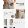G GRADUAL Men’s Golf Pants with 5 Pockets 30″/32″/34″ Lightweight Quick Dry Stretch Work Dress Pants Casual Slacks for Men(Carbon Dust)