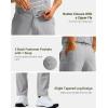 G GRADUAL Men’s Golf Pants with 5 Pockets 30″/32″/34″ Lightweight Quick Dry Stretch Work Dress Pants Casual Slacks for Men(Light Grey)
