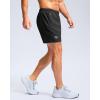 G Gradual Men’s Athletic Running Shorts with Zipper Pockets Quick Dry 7″/ 5″/ 9″ Workout Gym Shorts for Basketball Hiking(Black)
