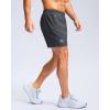 G Gradual Men’s Athletic Running Shorts with Zipper Pockets Quick Dry 7″/ 5″/ 9″ Workout Gym Shorts for Basketball Hiking(Dark Grey)