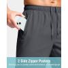 G Gradual Men’s Athletic Running Shorts with Zipper Pockets Quick Dry 7″/ 5″/ 9″ Workout Gym Shorts for Basketball Hiking(Dark Grey)
