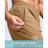 G Gradual Men’s Athletic Running Shorts with Zipper Pockets Quick Dry 7″/ 5″/ 9″ Workout Gym Shorts for Basketball Hiking(Dark Khaki)
