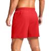 G Gradual Men’s Athletic Running Shorts with Zipper Pockets Quick Dry 7″/ 5″/ 9″ Workout Gym Shorts for Basketball Hiking(Deep Red)
