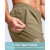 G Gradual Men’s Athletic Running Shorts with Zipper Pockets Quick Dry 7″/ 5″/ 9″ Workout Gym Shorts for Basketball Hiking(Dusty Khaki)