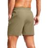 G Gradual Men’s Athletic Running Shorts with Zipper Pockets Quick Dry 7″/ 5″/ 9″ Workout Gym Shorts for Basketball Hiking(Dusty Khaki)