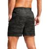 G Gradual Men’s Athletic Running Shorts with Zipper Pockets Quick Dry 7″/ 5″/ 9″ Workout Gym Shorts for Basketball Hiking(Green Camo)