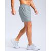 G Gradual Men’s Athletic Running Shorts with Zipper Pockets Quick Dry 7″/ 5″/ 9″ Workout Gym Shorts for Basketball Hiking(Light Grey)