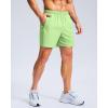 G Gradual Men’s Athletic Running Shorts with Zipper Pockets Quick Dry 7″/ 5″/ 9″ Workout Gym Shorts for Basketball Hiking(Mint Moment)