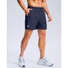 G Gradual Men’s Athletic Running Shorts with Zipper Pockets Quick Dry 7″/ 5″/ 9″ Workout Gym Shorts for Basketball Hiking(Navy)