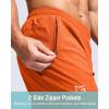 G Gradual Men’s Athletic Running Shorts with Zipper Pockets Quick Dry 7″/ 5″/ 9″ Workout Gym Shorts for Basketball Hiking(Orange)