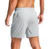 G Gradual Men’s Athletic Running Shorts with Zipper Pockets Quick Dry 7″/ 5″/ 9″ Workout Gym Shorts for Basketball Hiking(Platinum Grey)