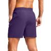 G Gradual Men’s Athletic Running Shorts with Zipper Pockets Quick Dry 7″/ 5″/ 9″ Workout Gym Shorts for Basketball Hiking(Purple)